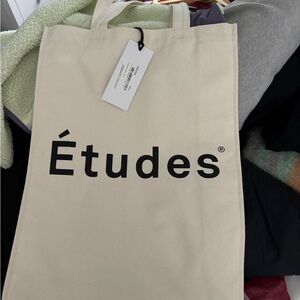 Études Tote Bag nwt